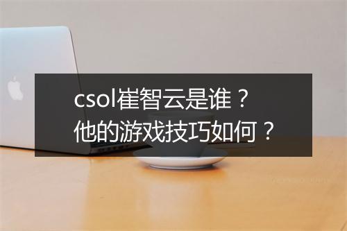csol崔智云是谁？他的游戏技巧如何？