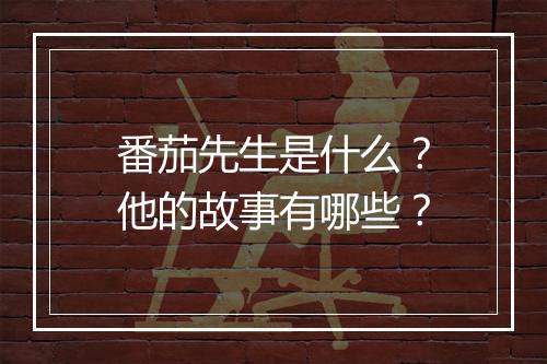 番茄先生是什么？他的故事有哪些？