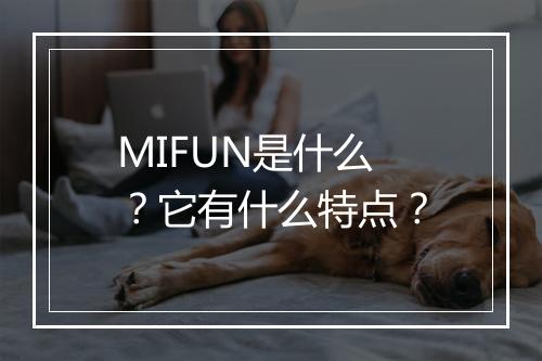 MIFUN是什么？它有什么特点？
