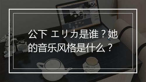 公下 エリカ是谁？她的音乐风格是什么？