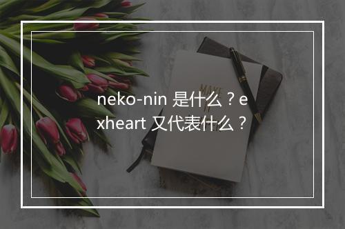 neko-nin 是什么？exheart 又代表什么？