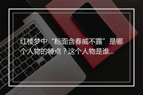 红楼梦中“粉面含春威不露”是哪个人物的特点？这个人物是谁？