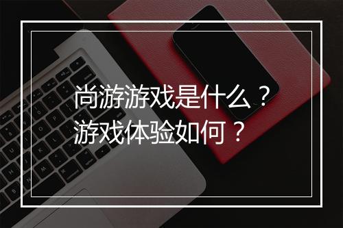 尚游游戏是什么？游戏体验如何？