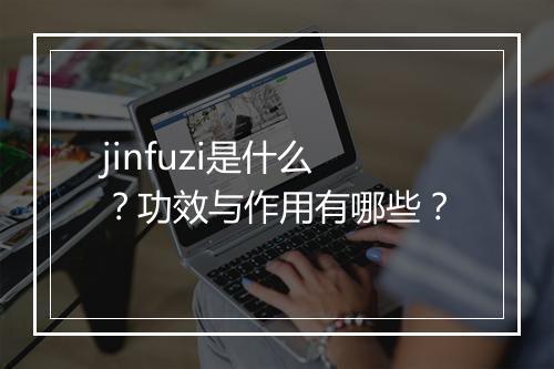 jinfuzi是什么？功效与作用有哪些？