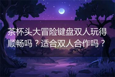 茶杯头大冒险键盘双人玩得顺畅吗？适合双人合作吗？