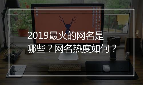 2019最火的网名是哪些？网名热度如何？