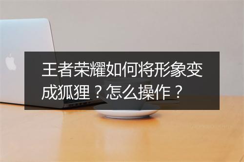 王者荣耀如何将形象变成狐狸？怎么操作？