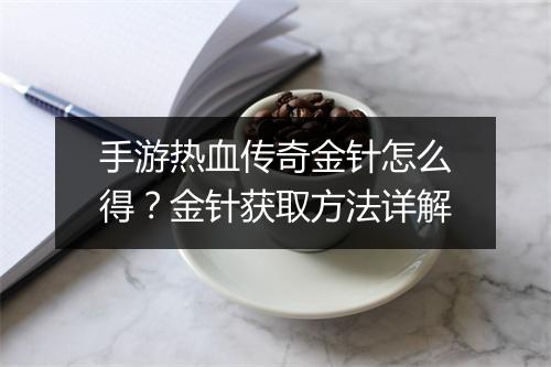 手游热血传奇金针怎么得？金针获取方法详解
