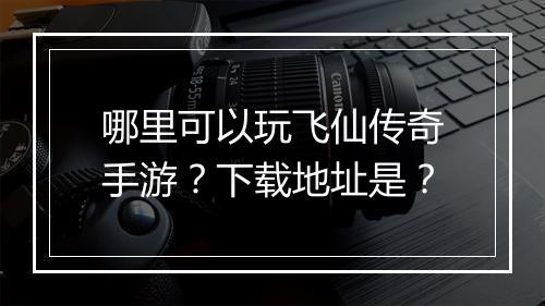 哪里可以玩飞仙传奇手游？下载地址是？