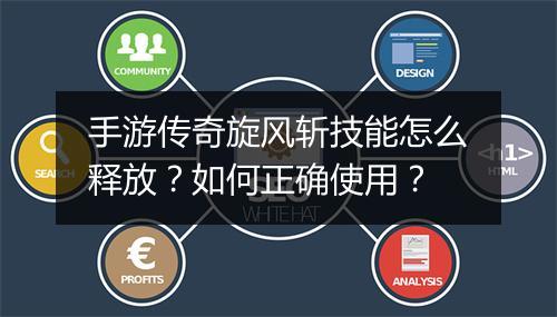 手游传奇旋风斩技能怎么释放？如何正确使用？