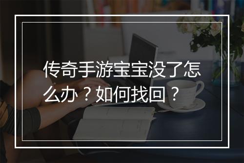 传奇手游宝宝没了怎么办？如何找回？