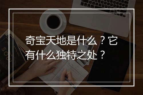 奇宝天地是什么？它有什么独特之处？