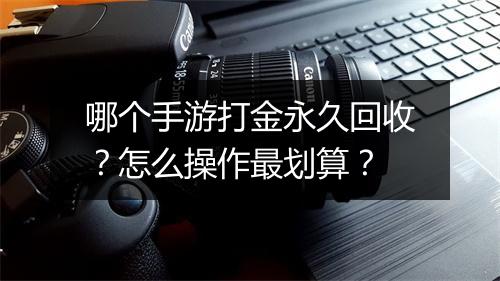 哪个手游打金永久回收？怎么操作最划算？