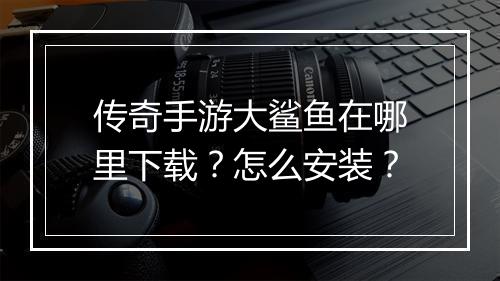 传奇手游大鲨鱼在哪里下载？怎么安装？