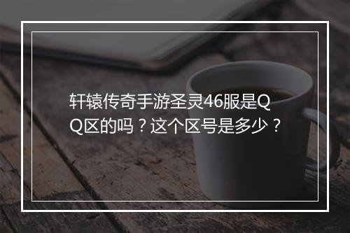轩辕传奇手游圣灵46服是QQ区的吗？这个区号是多少？