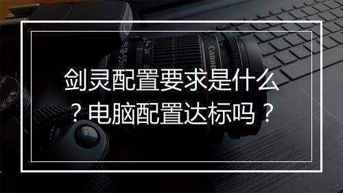 剑灵配置要求是什么？电脑配置达标吗？