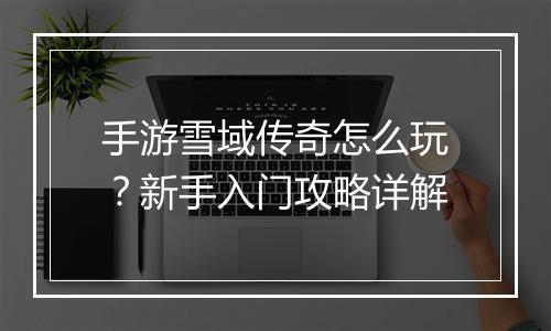 手游雪域传奇怎么玩？新手入门攻略详解