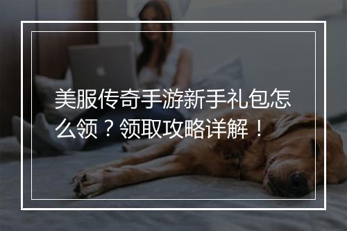 美服传奇手游新手礼包怎么领？领取攻略详解！