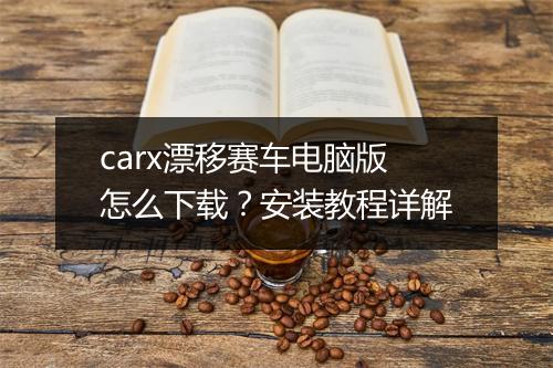 carx漂移赛车电脑版怎么下载？安装教程详解