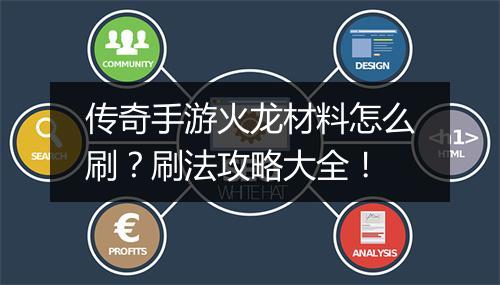 传奇手游火龙材料怎么刷？刷法攻略大全！