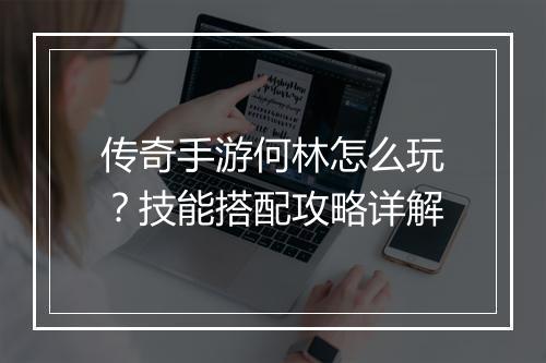 传奇手游何林怎么玩？技能搭配攻略详解