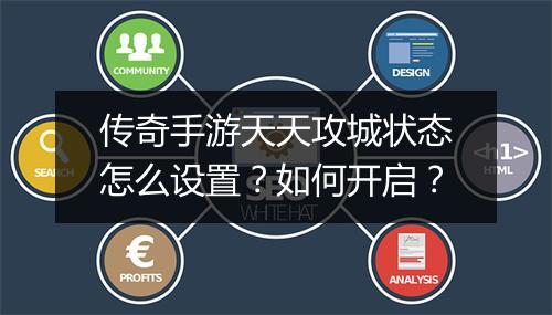 传奇手游天天攻城状态怎么设置？如何开启？