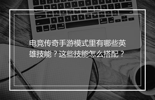 电竞传奇手游模式里有哪些英雄技能？这些技能怎么搭配？