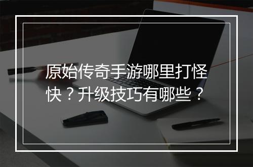 原始传奇手游哪里打怪快？升级技巧有哪些？