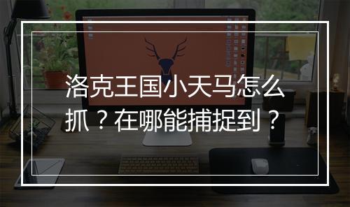 洛克王国小天马怎么抓？在哪能捕捉到？
