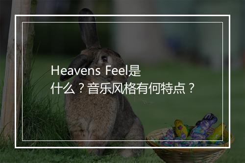 Heavens Feel是什么？音乐风格有何特点？