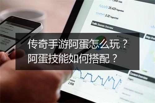 传奇手游阿蛋怎么玩？阿蛋技能如何搭配？