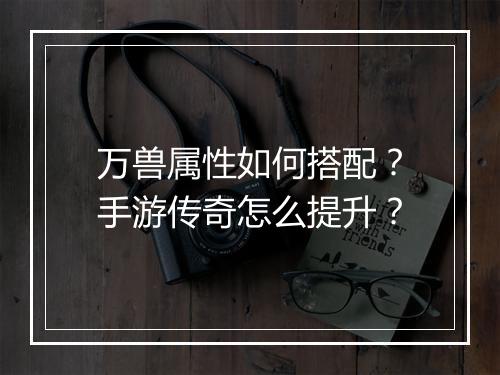 万兽属性如何搭配？手游传奇怎么提升？