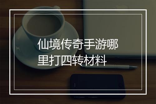 仙境传奇手游哪里打四转材料