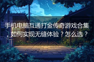 手机电脑互通打金传奇游戏合集，如何实现无缝体验？怎么选？