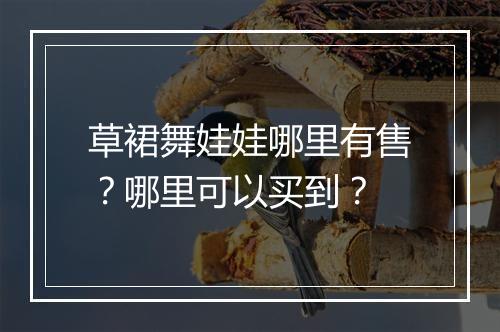 草裙舞娃娃哪里有售？哪里可以买到？