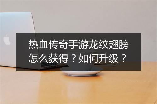 热血传奇手游龙纹翅膀怎么获得？如何升级？