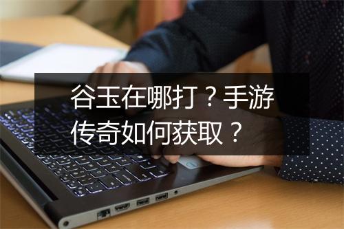 谷玉在哪打？手游传奇如何获取？