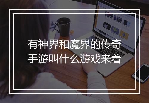 有神界和魔界的传奇手游叫什么游戏来着