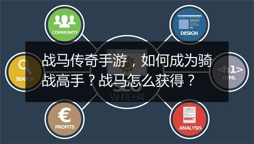 战马传奇手游，如何成为骑战高手？战马怎么获得？