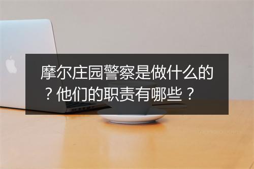 摩尔庄园警察是做什么的？他们的职责有哪些？