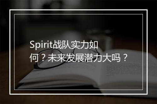 Spirit战队实力如何？未来发展潜力大吗？