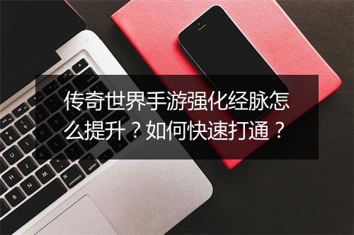 传奇世界手游强化经脉怎么提升？如何快速打通？