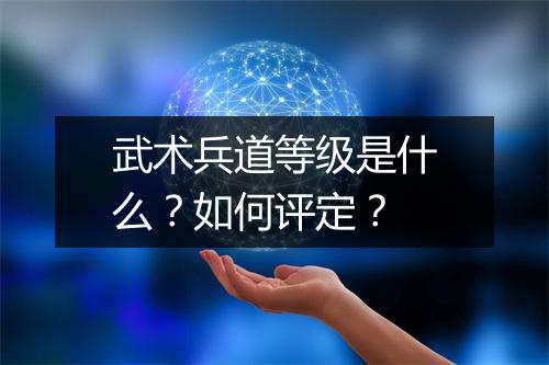 武术兵道等级是什么？如何评定？