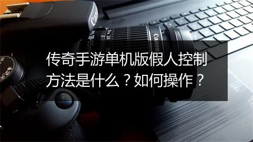 传奇手游单机版假人控制方法是什么？如何操作？