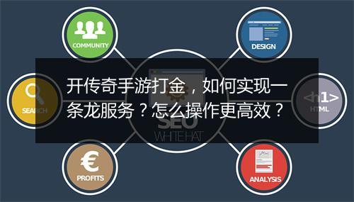 开传奇手游打金，如何实现一条龙服务？怎么操作更高效？