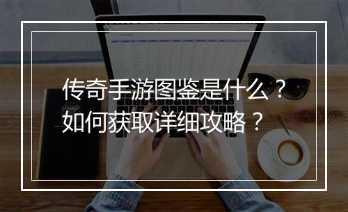 传奇手游图鉴是什么？如何获取详细攻略？