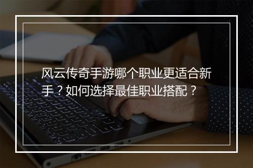 风云传奇手游哪个职业更适合新手？如何选择最佳职业搭配？