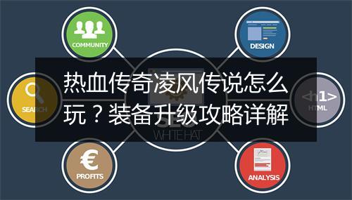 热血传奇凌风传说怎么玩？装备升级攻略详解