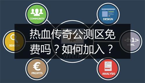 热血传奇公测区免费吗？如何加入？