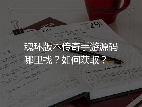 魂环版本传奇手游源码哪里找？如何获取？